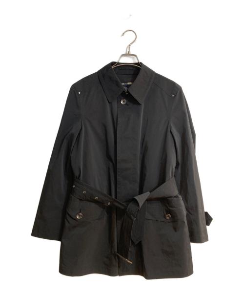 BURBERRY LONDON（バーバリーロンドン）BURBERRY LONDON (バーバリーロンドン) ノヴァチェックライナー付きステンカラーコート ブラック サイズ:Sの古着・服飾アイテム