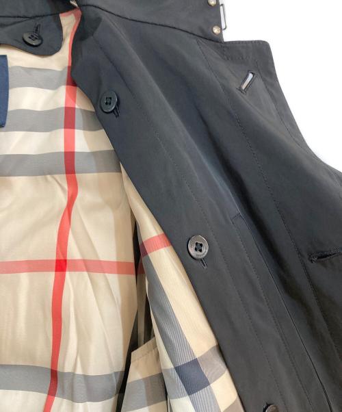 BURBERRY LONDON（バーバリーロンドン）BURBERRY LONDON (バーバリーロンドン) ノヴァチェックライナー付きステンカラーコート ブラック サイズ:Sの古着・服飾アイテム