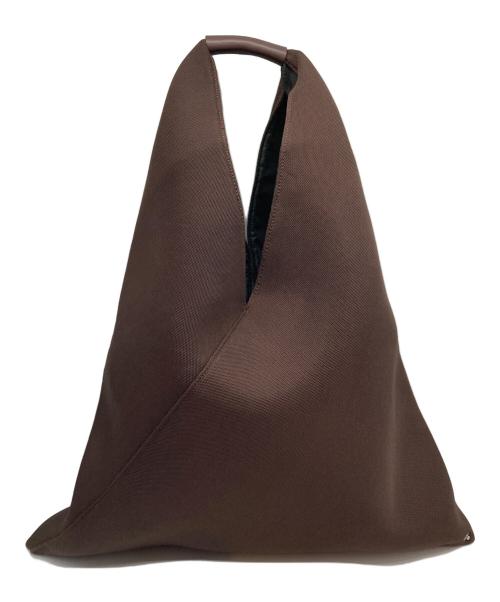 MM6 Maison Margiela（エムエムシックスメゾンマルジェラ）MM6 Maison Margiela (エムエムシックスメゾンマルジェラ) メッシュジャパニーズトートバッグ ブラウンの古着・服飾アイテム