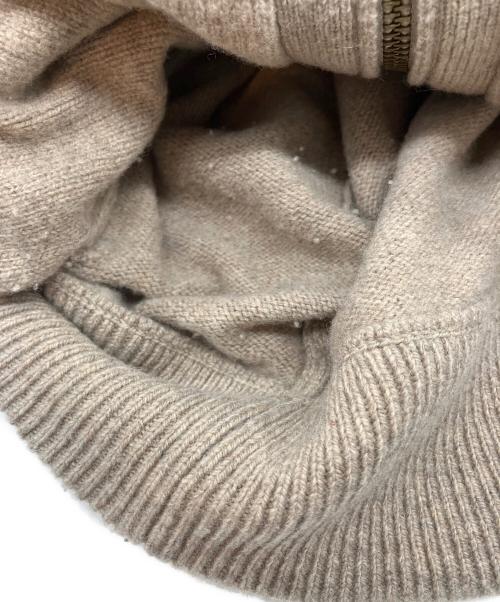 POLO RALPH LAUREN（ポロ・ラルフローレン）POLO RALPH LAUREN (ポロ・ラルフローレン) ポニー刺繍ドライバーズニット ベージュ サイズ:Mの古着・服飾アイテム