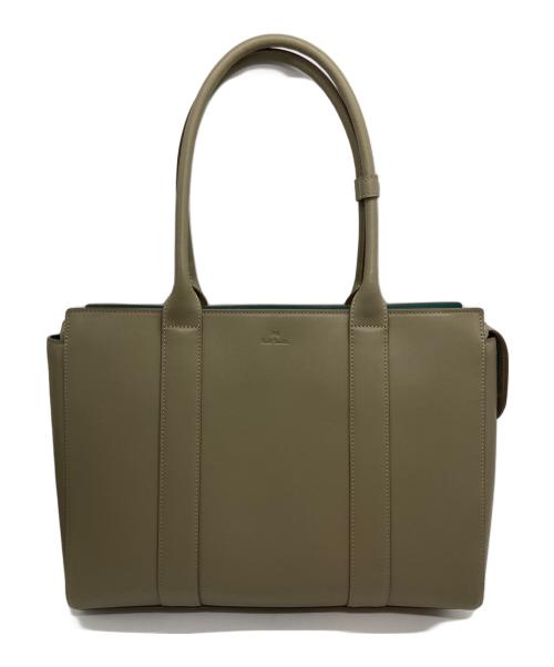 PAUL SMITH（ポールスミス）PAUL SMITH (ポールスミス) Everyday トートバッグ カーキの古着・服飾アイテム