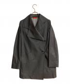Vivienne Westwood RED LABELヴィヴィアンウエストウッドレッドレーベル）の古着「オーブボタンショートトレンチコート」｜グレー