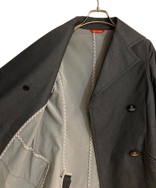 Vivienne Westwood RED LABEL（ヴィヴィアンウエストウッドレッドレーベル）Vivienne Westwood RED LABEL (ヴィヴィアンウエストウッドレッドレーベル) オーブボタンショートトレンチコート グレー サイズ:不明の古着・服飾アイテム