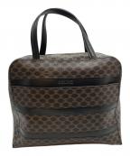 CELINEセリーヌ）の古着「マカダムストライプハンドバッグ」｜ブラック