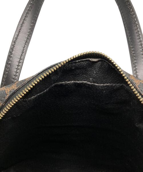 CELINE（セリーヌ）CELINE (セリーヌ) マカダムストライプハンドバッグ ブラックの古着・服飾アイテム