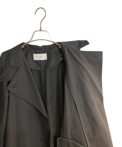 ETRE TOKYO（エトレトウキョウ）ETRE TOKYO (エトレトウキョウ) コンシャススリーブトレンチコート ブラック サイズ:Sの古着・服飾アイテム