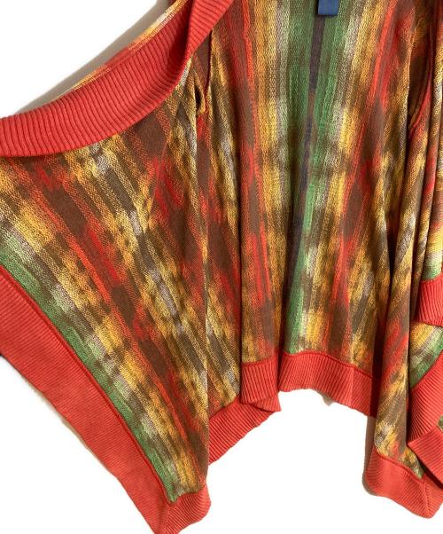 POLO RALPH LAUREN（ポロ・ラルフローレン）POLO RALPH LAUREN (ポロ・ラルフローレン) ネイティブ柄ショールカラー変形カーディガン レッド サイズ:XSの古着・服飾アイテム