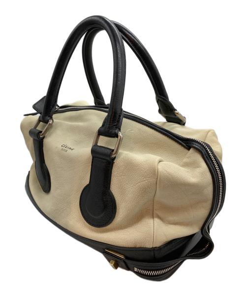 CELINE（セリーヌ）CELINE (セリーヌ) ミニボストンバッグ ホワイトの古着・服飾アイテム