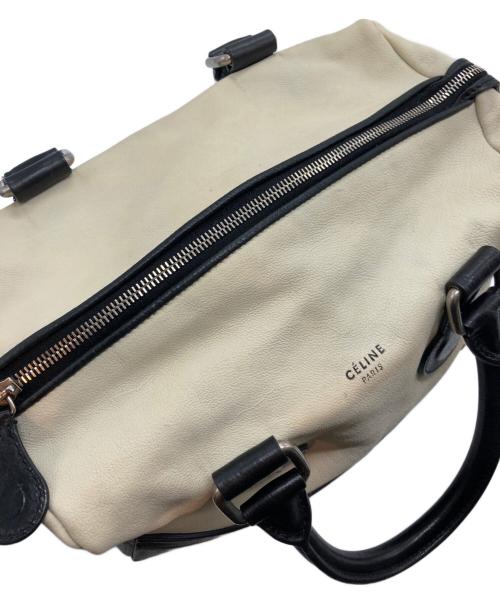 CELINE（セリーヌ）CELINE (セリーヌ) ミニボストンバッグ ホワイトの古着・服飾アイテム