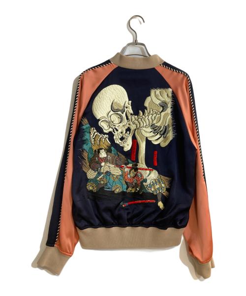 CHRISTIAN DADA（クリスチャンダダ）CHRISTIAN DADA (クリスチャンダダ) 浮世絵スカジャン ブラック サイズ:46の古着・服飾アイテム