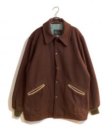 Champion（チャンピオン）の古着「刺繍ジャケット」｜ブラウン