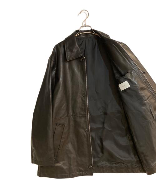 stein（シュタイン）stein (シュタイン) LEATHER ZIP JACKET ブラック サイズ:Sの古着・服飾アイテム