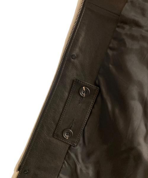 stein（シュタイン）stein (シュタイン) LEATHER ZIP JACKET ブラック サイズ:Sの古着・服飾アイテム