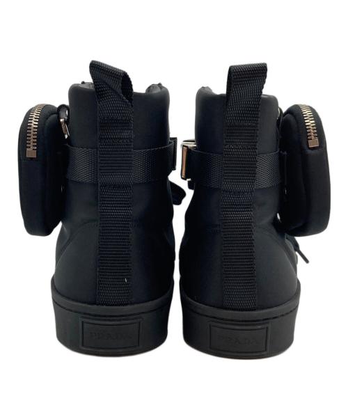 PRADA（プラダ）PRADA (プラダ) RE-NYLON WHEEL SNEAKERS/ナイロンホイールスニーカーズ ブラック サイズ:7の古着・服飾アイテム