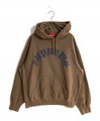 SUPREMEシュプリーム）の古着「24AW Printed Arc Hooded Sweatshirt」｜ブラウン