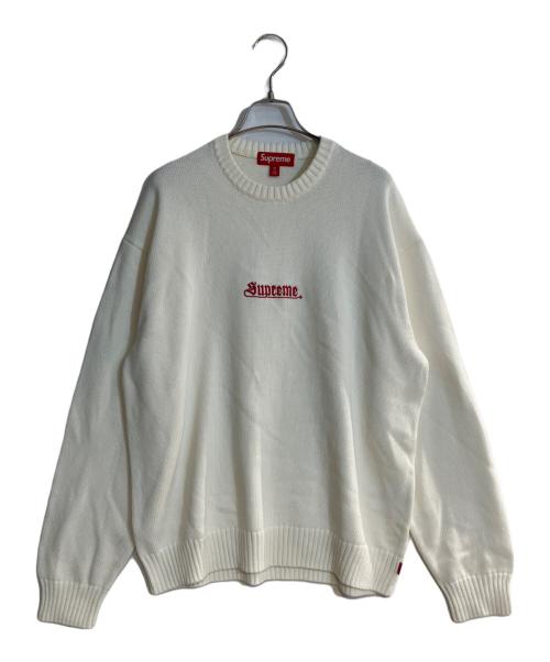SUPREME（シュプリーム）Supreme (シュプリーム) 24SS Old English Sweater ホワイト サイズ:Mの古着・服飾アイテム
