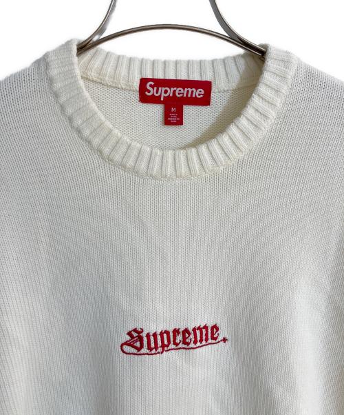 SUPREME（シュプリーム）Supreme (シュプリーム) 24SS Old English Sweater ホワイト サイズ:Mの古着・服飾アイテム