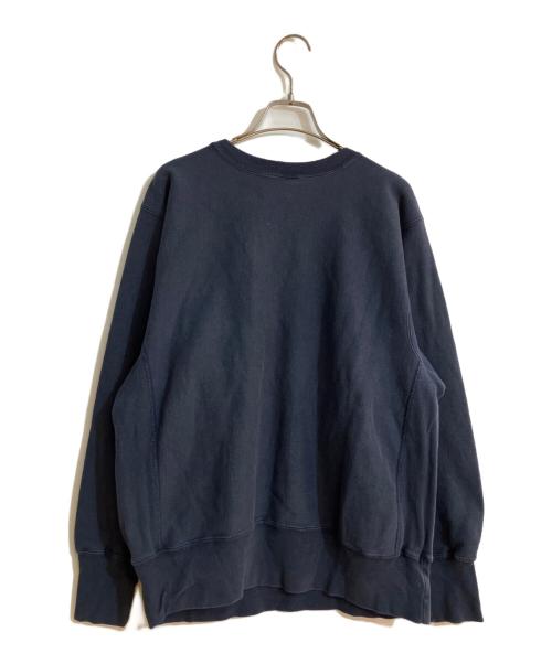 Champion（チャンピオン）Champion (チャンピオン) 刺繍トリコタグ 目あり リバースウィーブスウェット ネイビー サイズ:Ｌの古着・服飾アイテム