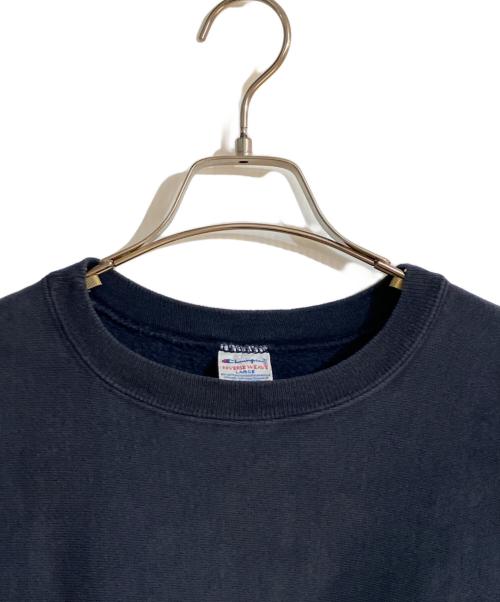 Champion（チャンピオン）Champion (チャンピオン) 刺繍トリコタグ 目あり リバースウィーブスウェット ネイビー サイズ:Ｌの古着・服飾アイテム