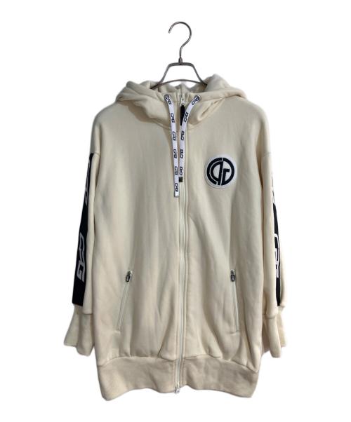 CPG（シーピージー）CPG (シーピージー) 裏フリースロングジップパーカー アイボリー サイズ:3の古着・服飾アイテム