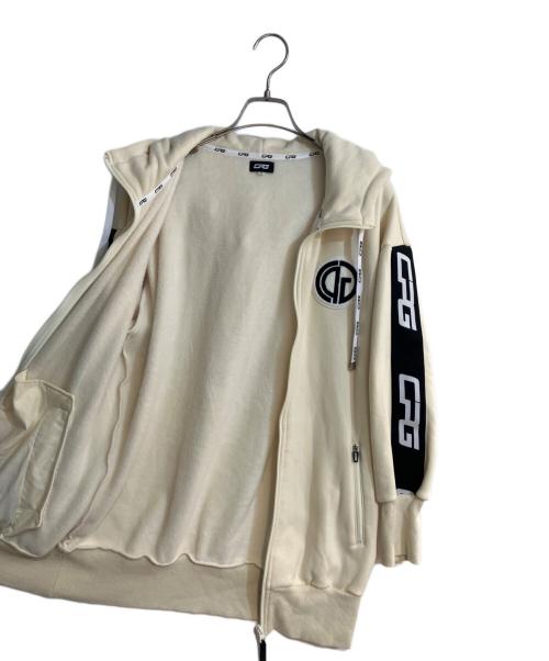 CPG（シーピージー）CPG (シーピージー) 裏フリースロングジップパーカー アイボリー サイズ:3の古着・服飾アイテム