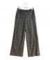 theory luxe（セオリーリュクス）の古着「Roux Plaid Zaro Pant/ルー プレイド ザロ パンツ」｜グレー