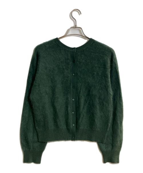 theory luxe（セオリーリュクス）theory luxe (セオリーリュクス) Fur Cashmere Elise Sweater/ファー カシミヤ エリーゼ セーター グリーン サイズ:Mの古着・服飾アイテム