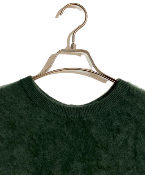 theory luxe（セオリーリュクス）theory luxe (セオリーリュクス) Fur Cashmere Elise Sweater/ファー カシミヤ エリーゼ セーター グリーン サイズ:Mの古着・服飾アイテム
