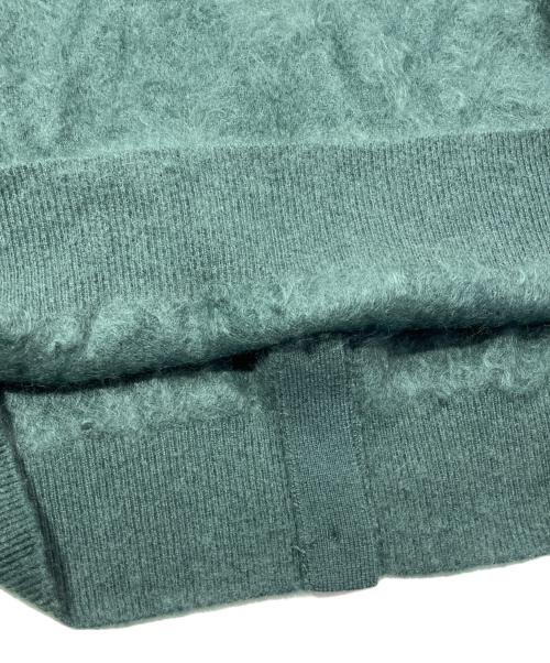 theory luxe（セオリーリュクス）theory luxe (セオリーリュクス) Fur Cashmere Elise Sweater/ファー カシミヤ エリーゼ セーター グリーン サイズ:Mの古着・服飾アイテム