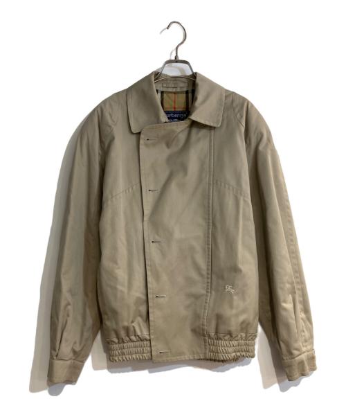 Burberry's（バーバリーズ）Burberry's (バーバリーズ) ジップアップショートジャケット ベージュ サイズ:46の古着・服飾アイテム