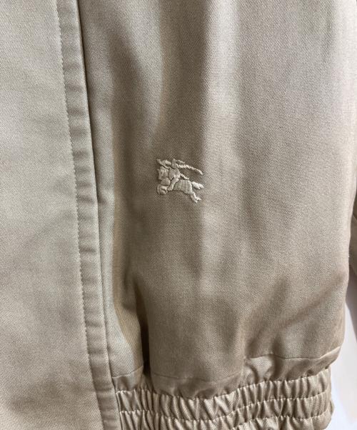 Burberry's（バーバリーズ）Burberry's (バーバリーズ) ジップアップショートジャケット ベージュ サイズ:46の古着・服飾アイテム