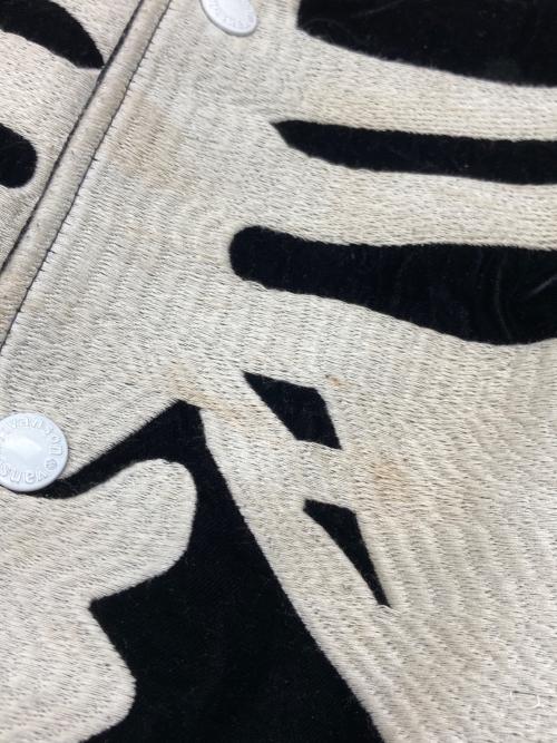 VANSON（バンソン）VANSON (バンソン) 50th Anniv. Bomber Jacket 別珍 ボーン 刺繍 ボンバー ジャケット/フィフティース アニバーサリー ボンバー ジャケット ブラック サイズ:Lの古着・服飾アイテム