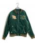 TRUE RELIGION（トゥルー レリジョン）の古着「Western Velvet Bomber Jacket」｜グリーン