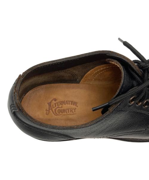 ALTERNATIVE COUNTRY（オルタナティヴ・カントリー）ALTERNATIVE COUNTRY (オルタナティヴ・カントリー) レザーブーツ ブラック サイズ:不明の古着・服飾アイテム
