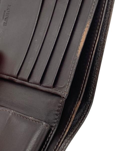 LOEWE（ロエベ）LOEWE (ロエベ) レザーウォレット ブラウンの古着・服飾アイテム