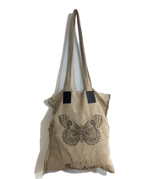 GUCCI GARDEN（グッチガーデン）GUCCI GARDEN (グッチガーデン) リネントートバッグ ベージュの古着・服飾アイテム