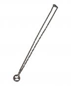 GUCCIグッチ）の古着「インターロッキングネックレス」｜シルバー