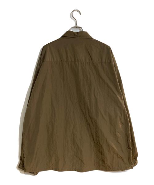 VOAAOV（ヴォアーブ）VOAAOV (ヴォアーブ) RECYCLE NYLON TAFFETA Shirt Blouson ブラウン サイズ:2の古着・服飾アイテム