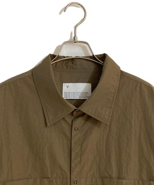 VOAAOV（ヴォアーブ）VOAAOV (ヴォアーブ) RECYCLE NYLON TAFFETA Shirt Blouson ブラウン サイズ:2の古着・服飾アイテム