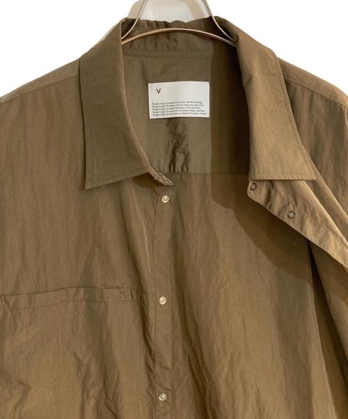 VOAAOV（ヴォアーブ）VOAAOV (ヴォアーブ) RECYCLE NYLON TAFFETA Shirt Blouson ブラウン サイズ:2の古着・服飾アイテム