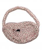 ANS DOTSLOEVNERアンス ドッツローヴナー）の古着「HEART IN HIS EAR BAG」｜ピンク