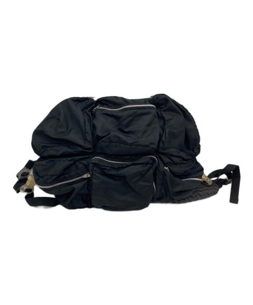 Mikio Sakabe（ミキオサカベ）MIKIO SAKABE (ミキオサカベ) 7POCKETS BAG ブラックの古着・服飾アイテム