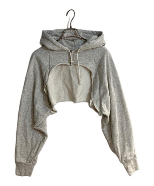 BEAMS BOY（ビームスボーイ）BEAMS BOY (ビームスボーイ) スウェット ボレロ グレー サイズ:SIZE Freeの古着・服飾アイテム