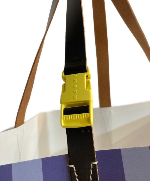 MARNI（マルニ）MARNI (マルニ) Tribeca Shopping Bag ブルーの古着・服飾アイテム