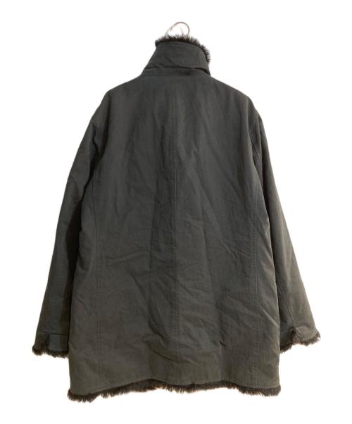 ISSEY MIYAKE（イッセイミヤケ）ISSEY MIYAKE (イッセイミヤケ) 裏地ファーコート ブラック サイズ:3の古着・服飾アイテム