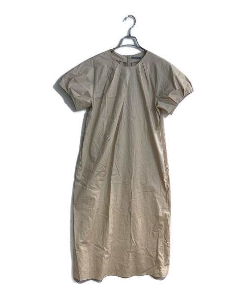 theory luxe（セオリーリュクス）theory luxe (セオリーリュクス) HATCH JAYLENE ブラウスワンピース/ハッチジェイリーン ベージュ サイズ:38の古着・服飾アイテム