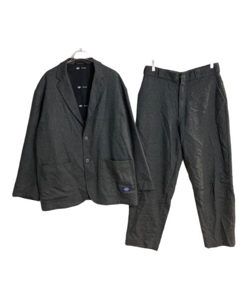 Dickies（ディッキーズ）Dickies (ディッキーズ) BEAMS (ビームス) ウール混セットアップ グレー サイズ:Mの古着・服飾アイテム
