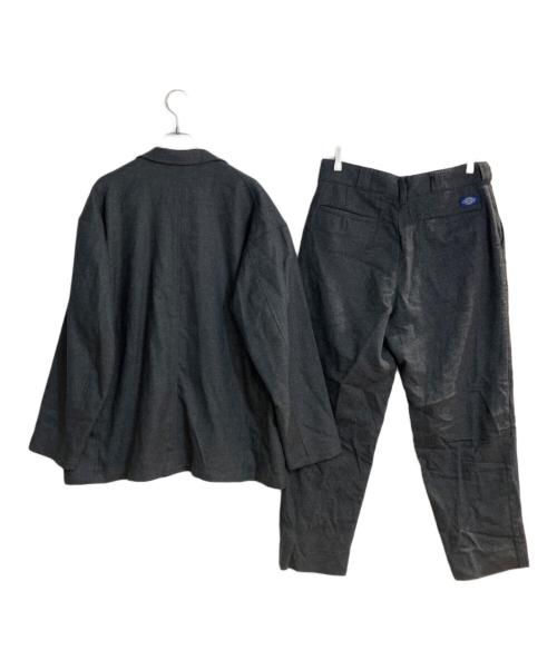 Dickies（ディッキーズ）Dickies (ディッキーズ) BEAMS (ビームス) ウール混セットアップ グレー サイズ:Mの古着・服飾アイテム