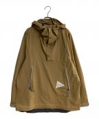 and wanderアンドワンダー）の古着「NYLON DOUBLE CLOTH HOODIE」｜ブラウン