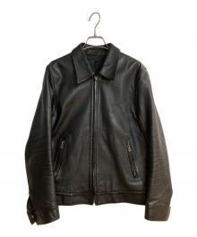 WACKO MARIA（ワコマリア）の古着「シングルライダースジャケット」｜ブラック